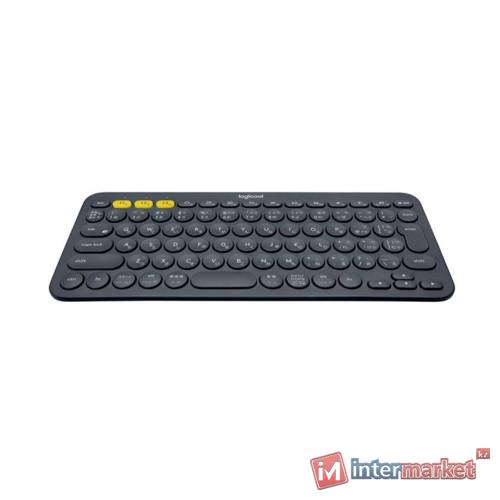 Клавиатура L920-007584 LOGITECH Bluetooth Keyboard K380 Multi-Device - INTNL - Russian Layout - DARK GREY